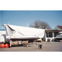 Dekkleed, boatcovers, dekzeil, Talamex - type 31171302 ECONOMY 3 x 5 meter wit