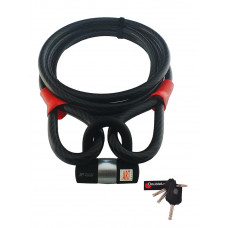 Slot type Double Lock - Cable Lock BEAST - 5 mtr - 20mm dikke kabel met slot - 090-065