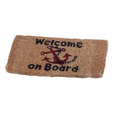 Talamex kokosmat \'welcome on board\' - 25x50cm klein