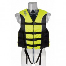 Besto Reddingsvest, zwemvest, geschikt voor waterskiën en jetskiën, voor personen van 60 tot 70 kg, maat L, 50/70N , kleur geel/zwart, type Impact drijfvest