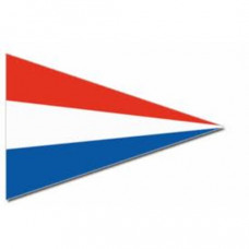 Nederlandse punt vlag (spunpolyester) rood / wit / blauw - diverse afmetingen