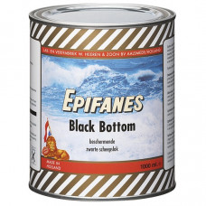 Epifanes Black Bottom teervrije onderwaterverf, Blik 4000 ml, zwart