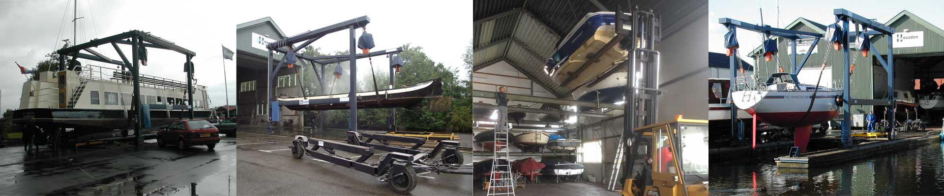 Kraan en bootlift faciliteit